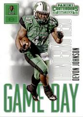 Devon Johnson #42 Football Cards 2016 Panini Contenders Draft Picks Game Day Tickets Prices
