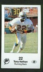 Tony Nathan #16 Football Cards 1985 Dolphins Police Prices