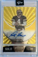 Brett Favre [Signature Gold Etch] Football Cards 2019 Panini Certified Gold Team Prices