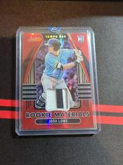 Josh Lowe [Spectrum Red] #ARM-JL Baseball Cards 2022 Panini Absolute Rookie Materials Prices