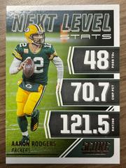 Aaron Rodgers Football Cards 2021 Panini Score Next Level Stats Prices