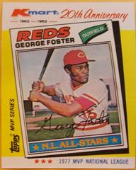 George Foster Baseball Cards 1982 Kmart Prices