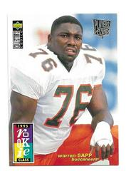 Warren Sapp [Player's Club] #12 Football Cards 1995 Collector's Choice Prices