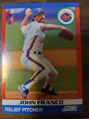 John Franco Baseball Cards 1991 Score Superstars Prices