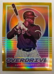 Luis Robert [Gold] #15 Baseball Cards 2021 Panini Chronicles Overdrive Prices