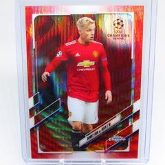 Donny Van de Beek [Red Wave] Soccer Cards 2020 Topps Chrome UEFA Champions League Prices