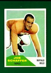 Joe Schaffer Football Cards 1960 Fleer Prices
