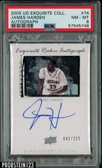 James Harden [Autograph Rookie Parallel] #74 Basketball Cards 2009 UD Exquisite Collection Prices