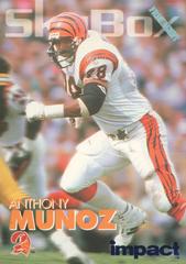 Anthony Munoz [Colors] #325 Football Cards 1993 Skybox Impact Prices