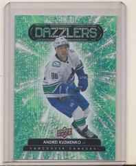 Andrei Kuzmenko [Green] Hockey Cards 2022 Upper Deck Dazzlers Prices