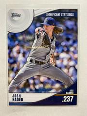 Josh Hader #SS-22 Baseball Cards 2022 Topps Significant Statistics Prices