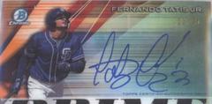 Fernando Tatis Jr. [Orange Refractor] #CRA-FTJ Baseball Cards 2019 Bowman Chrome Rookie Autographs Prices