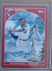 Christopher Morel [Autograph Bright Red] #44 Baseball Cards 2023 Topps X Bob Ross The Joy Of Prices
