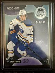 Owen Power [Blue] Hockey Cards 2022 Upper Deck Synergy Light Up The Night Rookies Prices