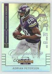 Adrian Peterson [Championship Ticket] #100 Football Cards 2014 Panini Contenders Prices