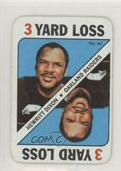 Hewritt Dixon Football Cards 1971 Topps Game Cards Prices
