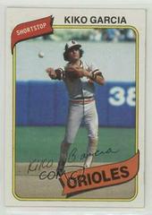 Kiko Garcia #37 Baseball Cards 1980 Topps Prices