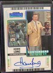 Howie Long Football Cards 2022 Panini Contenders to Canton Autographs Prices