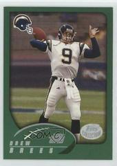 Drew Brees [Collection] Football Cards 2002 Topps Prices