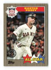 Buster Posey [Gold] #87AS-6 Baseball Cards 2022 Topps 1987 All Stars Prices