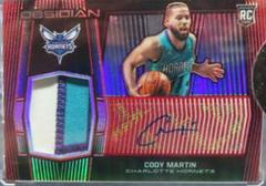 Cody Martin [Electric Etch Red] Basketball Cards 2019 Panini Obsidian Rookie Autographs Prices