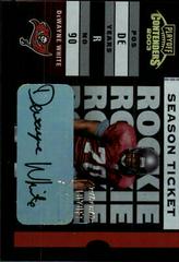 DeWayne White [Autograph] #106 Football Cards 2003 Playoff Contenders Prices