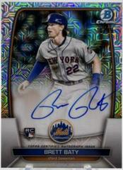 Brett Baty #BRA-BB Baseball Cards 2023 Bowman Chrome Rookie Mega Box Autographs Prices