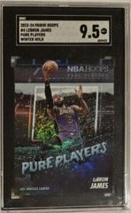 LeBron James [Winter Holo] Basketball Cards 2023 Panini Hoops Pure Players Prices