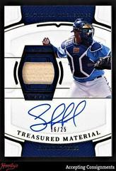 Salvador Perez [Gold] #TMS-SP Baseball Cards 2022 Panini National Treasures Material Signatures Prices