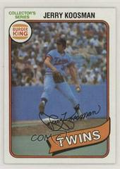 Jerry Koosman Baseball Cards 1980 Burger King Pitch, Hit & Run Prices