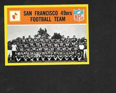 San Francisco 49ers [Team Card] Football Cards 1967 Philadelphia Prices
