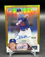 Bobby Miller [Gold] #RA-BM Baseball Cards 2023 Topps Chrome Update Rookie Autographs Prices