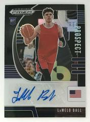 Lamelo Ball [Black] #PA-LB Basketball Cards 2020 Panini Prizm Draft Picks Autographs Prices