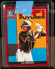 CJ Abrams [Red Refractor] #HIFI-8 Baseball Cards 2022 Bowman Hi Fi Futures Prices