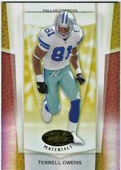 Terrell Owens [Mirror Gold] #4 Football Cards 2007 Leaf Certified Materials Prices
