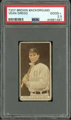 Vean Gregg Baseball Cards 1912 T207 Brown Background Prices