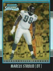 Marcus Stroud [Gold Refractor] #131 Football Cards 2001 Bowman Chrome Prices