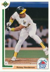 Rickey Henderson Baseball Cards 1991 Upper Deck Final Edition Prices