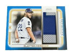 Clayton Kershaw #DJR-CKE Baseball Cards 2023 Topps Definitive Jumbo Relic Collection Prices