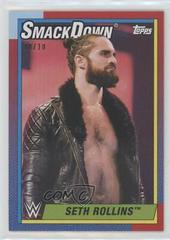 Seth Rollins [Red] #73 Wrestling Cards 2021 Topps Heritage WWE Prices