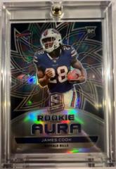 James Cook [Psychedelic] #AUR-JCO Football Cards 2022 Panini Spectra Rookie Aura Prices