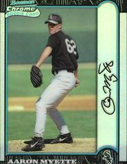 Aaron Myette [Refractor] #315 Baseball Cards 1999 Bowman Chrome Prices