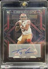 Trey Lance [Autograph Red] #104 Football Cards 2021 Panini Obsidian Prices