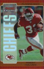 Priest Holmes [Bronze Refractor] #2 Football Cards 2005 Bowman Chrome Prices