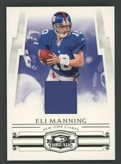 Eli Manning [Jersey] #108 Football Cards 2007 Panini Donruss Threads Prices