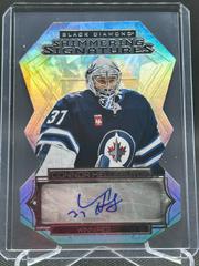 Connor Hellebuyck #SS-CH Hockey Cards 2022 Upper Deck Black Diamond Shimmering Signatures Prices