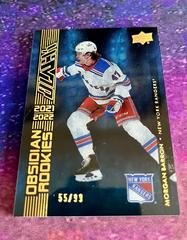 Morgan Barron [Gold] Hockey Cards 2021 SPx UD Black Obsidian Rookies Prices