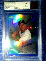Mike Stanton [Blue Refractor Autograph] #190 Baseball Cards 2010 Topps Chrome Prices