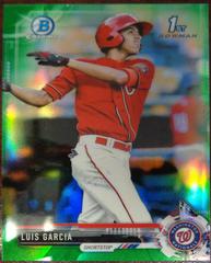 Luis Garcia [Prospects Green Refractor] #BCP119 Baseball Cards 2017 Bowman Chrome Mini Prices