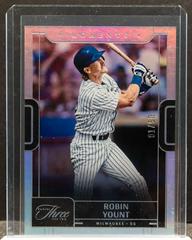 Robin Yount [Holo Silver] #MO5 Baseball Cards 2023 Panini Three and Two Moments Prices
